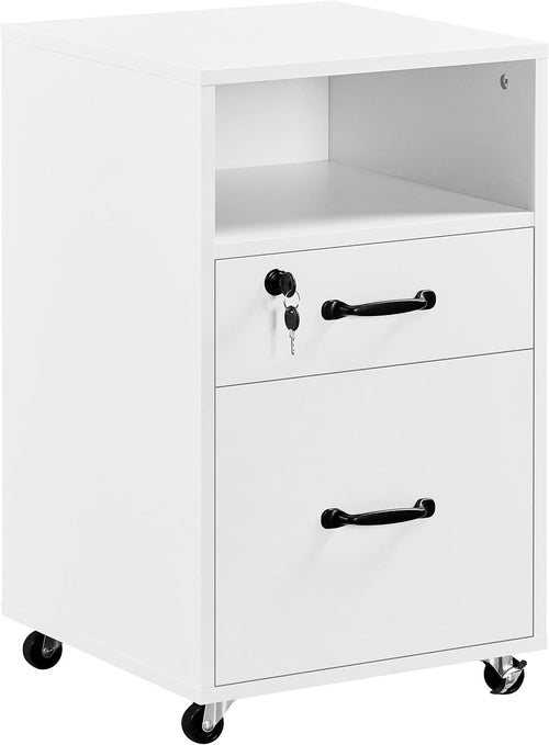 File Cabinet Vertical File Cabinets Mobile Letter Size File Storage // Office Furniture