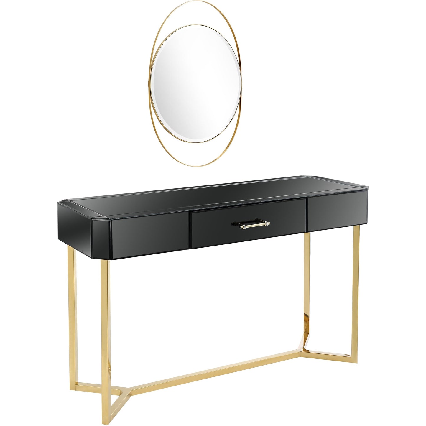 Sonya Wall Mirror and Console Table, décoration