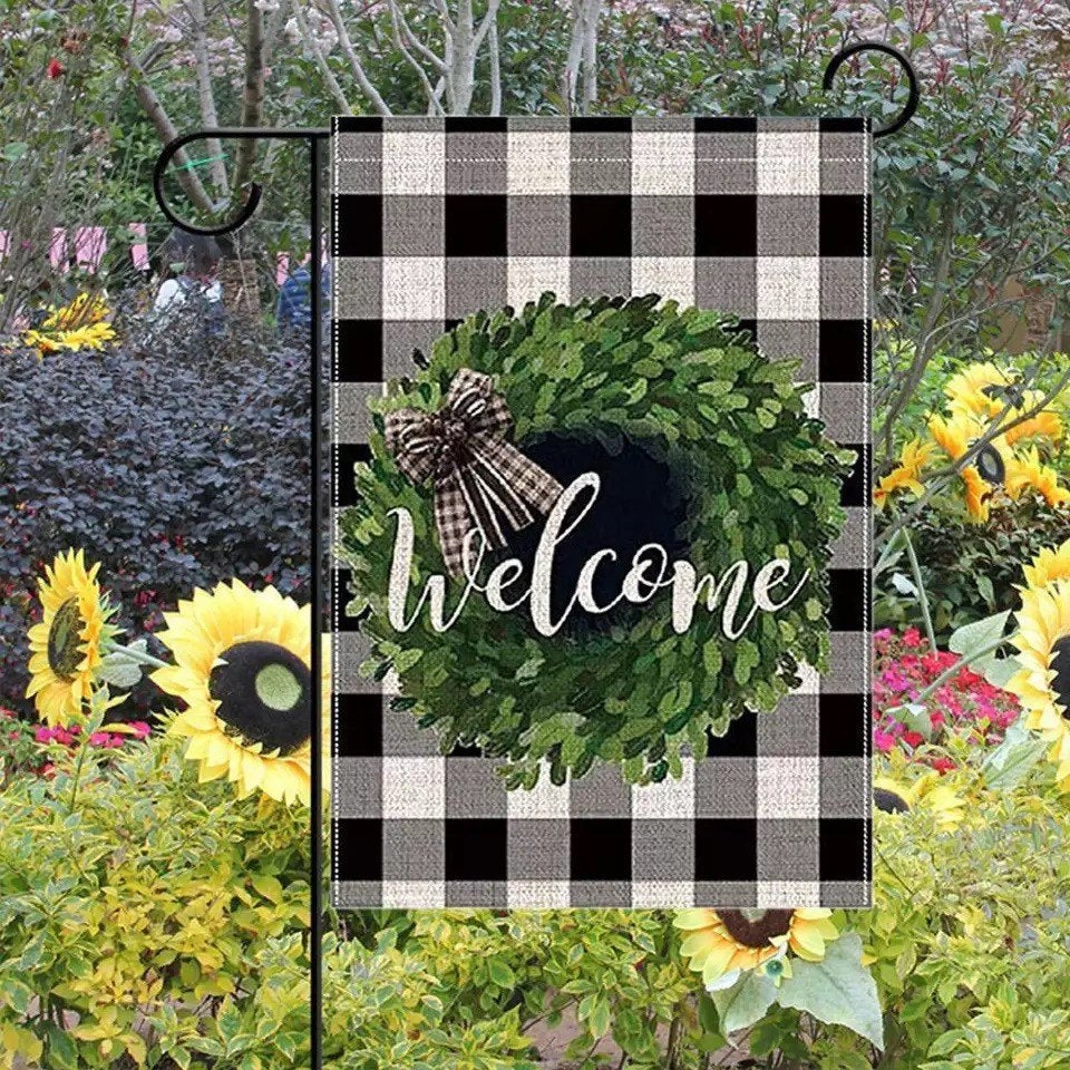 Welcome Garden flag, Home and garden flag 12x18 inches. Home Decor