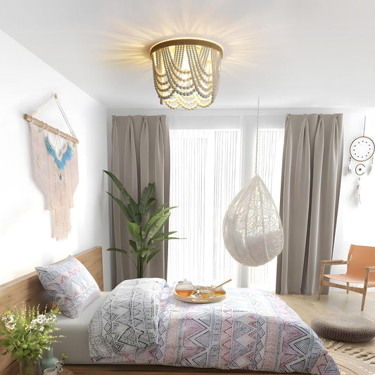Bohemian Lighting Bohemian Chandelier Handmade Beaded Chandelier