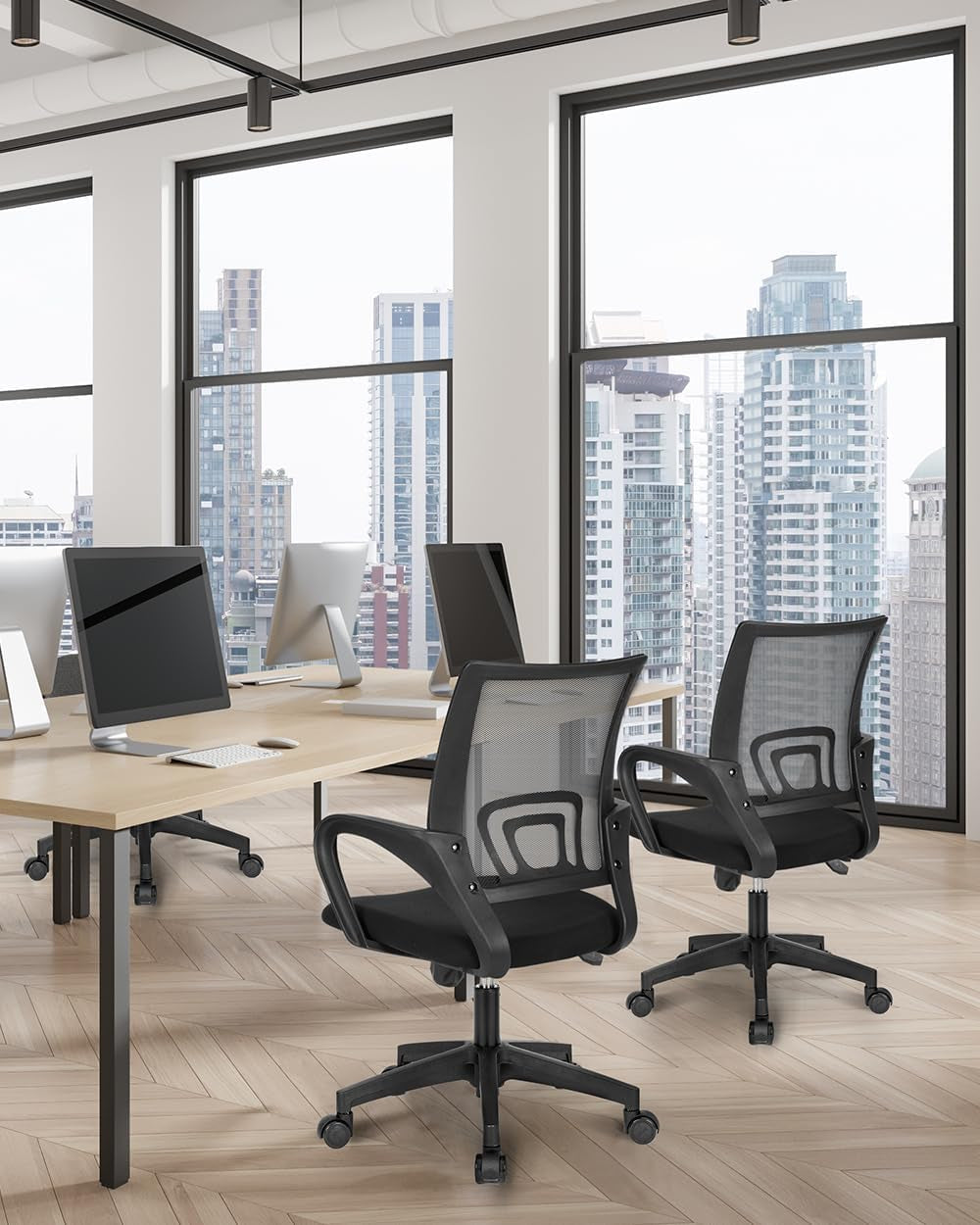 Office Chair Computer Desk Chair Gaming Ergonomic Mid Back Cushion