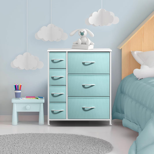 Dresser with 7 Drawers - Furniture Storage Chest for Kid’S, Teens,